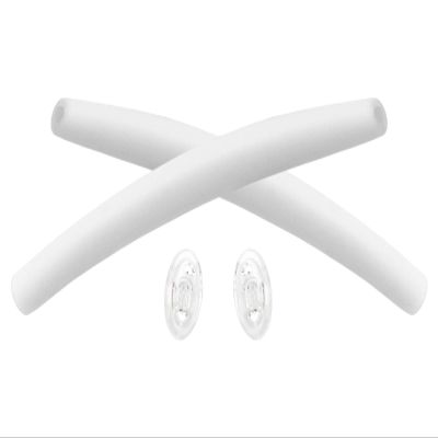 Vonxyz Rubber Kits Replacement for Oakley Half Wire 2.0 Sunglass - White
