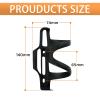 BRKURLEG Bike Water Bottle Holder Ultra-Light Carbon Fiber Bicycle Drink Bottle Cages with Screws Tool, for Road Bike MTB Cycling Black Matte view 2