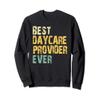 Best Daycare Provider Ever Vintage Retro Gift Christmas Sweatshirt view 1