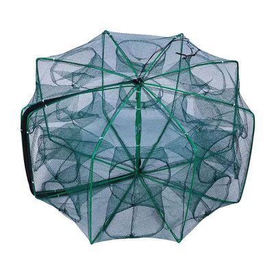 EASY BIG Foldable Bait Trap Fishing Net - Hand Cast Cage for Catching Fish Shrimp Crab Crawfish