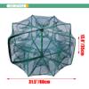 EASY BIG Foldable Bait Trap Fishing Net - Hand Cast Cage for Catching Fish Shrimp Crab Crawfish view 2