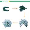 EASY BIG Foldable Bait Trap Fishing Net - Hand Cast Cage for Catching Fish Shrimp Crab Crawfish view 3