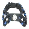 Ten Point Gear Bow Archery Wrist Sling 550 Paracord - Survival Hunting Shooting - Durable Leather with Metal Grommet (Multiple Camo Options) (Thin Blue Line) view 4