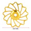 13T Aluminum Alloy Bicycle Derailleur Pulley, Bearing Rear Wheel with Hole Adapter, 11T/13T Compatible, 2-Piece Set view 3