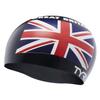 TYR Great Britain Silicone Adult Fit, Black view 1