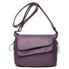 SYYHOME Crossbody Purses for Women PU Leather Hobo Shoulder Bags Travel Purses and Handbags Medium Pocketbooks (Purple) view 1