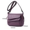 SYYHOME Crossbody Purses for Women PU Leather Hobo Shoulder Bags Travel Purses and Handbags Medium Pocketbooks (Purple) view 3