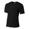 A4 Sportswear Adult Small Black Polyester Tee view 1