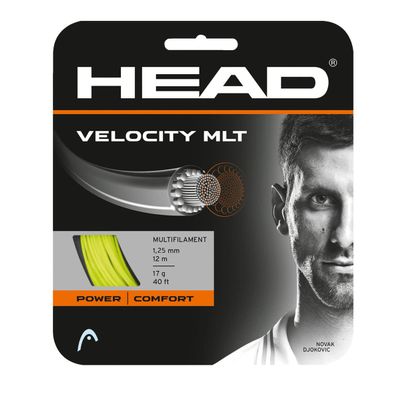 HEAD Velocity MLT Tennis String (17, Yellow)