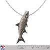 Tarpon Pendant, Pewter, 2.25 Inches, 100% Handmade in the USA, Saltwater, Fishing, Realistic, Metal, Necklace, Charm, Over 3100 Unique Designs view 2