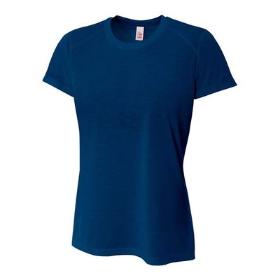 A4 Sportswear Ladies XL Navy Polyester Tee