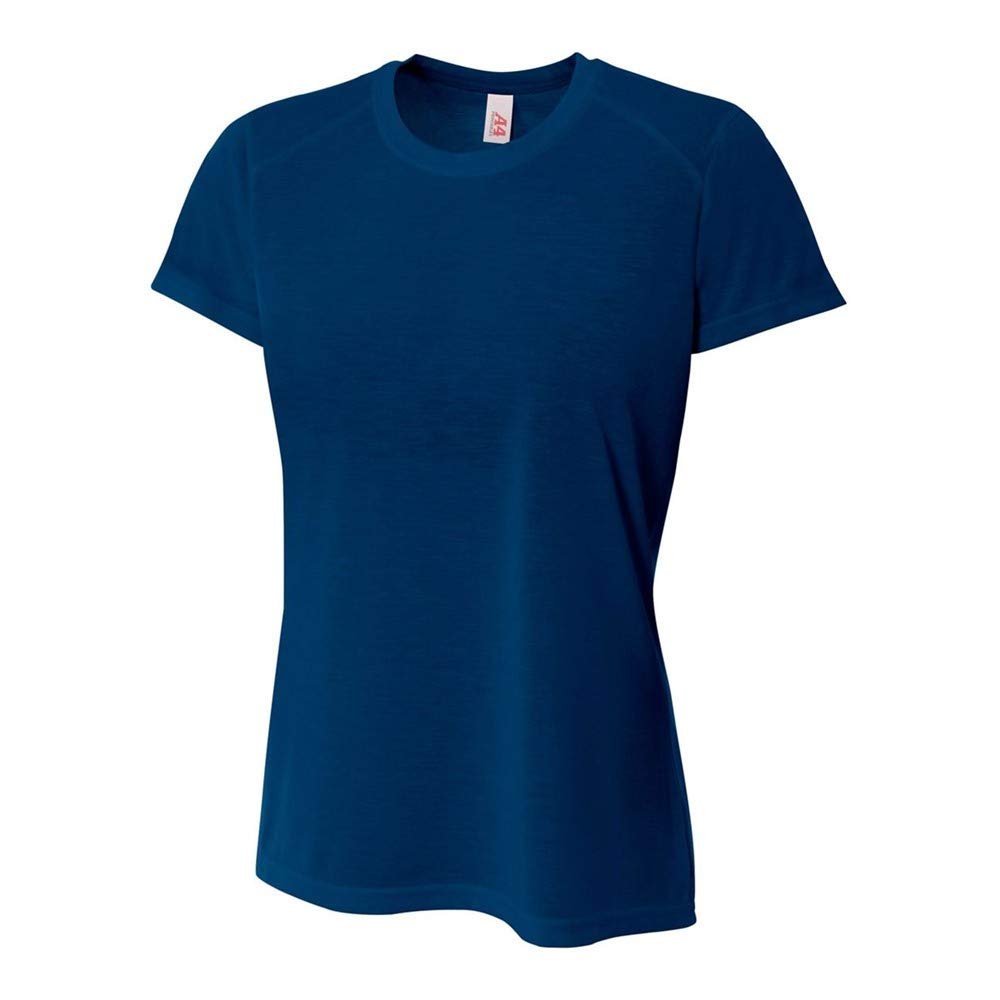 A4 Sportswear Ladies XL Navy Polyester Tee