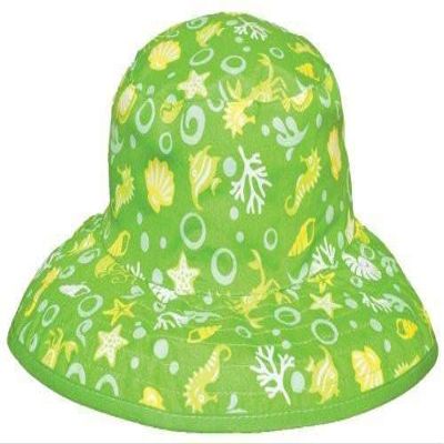 BANZ Baby Desert Kawaii Reversible Sunhats 0-2 Blue