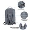EXCELLENT ELITE SPANKER Outdoor Hydration Backpack Bundle Packs Water Bladder Carrier for 3L Water Bladder(Grey) view 4