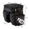 UNISTRENGH Bike Panniers Waterproof Bag - 3 in 1 Multi Function Messenger Panniers for Bicycles - Bicycle Rear Seat Trunk Bag - Saddle Bag for MTB Road Cycling (Black) view 2