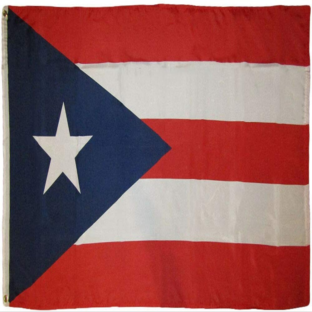 AES American Wholesale Superstore 3x5 Puerto Rico Rican Dark Blue 3'x5' Rough Tex 100D Oxford Polyester Flag