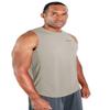 DEVOPS 3 Pack Sleeveless Men's Muscle Shirts Dry Fit Tank Top (X-Large, Black/Navy/Gray) view 2