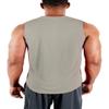 DEVOPS 3 Pack Sleeveless Men's Muscle Shirts Dry Fit Tank Top (X-Large, Black/Navy/Gray) view 3