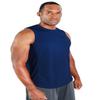 DEVOPS 3 Pack Sleeveless Men's Muscle Shirts Dry Fit Tank Top (X-Large, Black/Navy/Gray) view 4