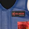HILASON Bull Riding Vest Kids Junior Youth Pro Rodeo Leather Blue/Metallic Red view 3