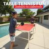 GoSports 6 ft x 3 ft Mid-Size Table Tennis Game Set - Indoor/Outdoor Portable Table Tennis Game with Net, 2 Table Tennis Paddles and 4 Balls view 2