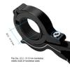 Bike Handlebar Extender Mount, Black Aluminum Alloy Bicycle Accessory Holder for Lights, Cameras, Speedometer, 22.2-31.8mm Compatible view 3