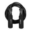 Amazon Basics Jump Rope for Exercise, Cardio and High-Intensity Training, Lightweight with Ball-Bearing Handles, 118 Inches, Black view 1