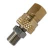PCP Airforce Paintball Stainless Steel Double End Male Plug with Quick Disconnect M10 Female Coupler Connector and other Hose combination (Type 7) view 4