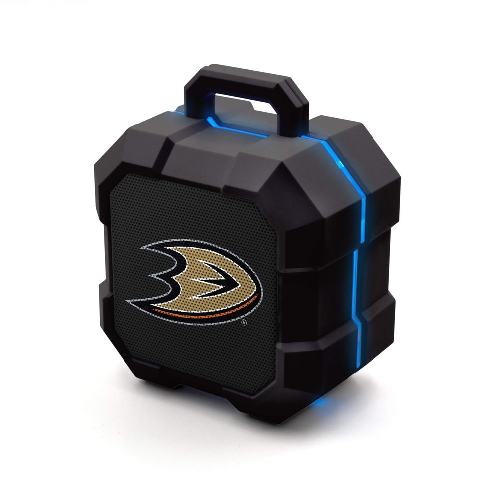 NHL Anaheim Ducks ShockBox LED Wireless Bluetooth Speaker, Team Color