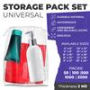 APQ Supply Drawstring Bags, Clear LDPE 2 Mil, 4 x 6 Inches, Pack of 100, Nylon Drawstring, Waterproof Storage & Travel Bags view 2