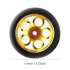 2Pcs 110mm Pro Scooter Wheels with Abec 9 Bearings Fit for MGP/Razor/Lucky Envy/Vokul Pro Scooters Replacement Wheels (Gold) view 2