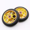 2Pcs 110mm Pro Scooter Wheels with Abec 9 Bearings Fit for MGP/Razor/Lucky Envy/Vokul Pro Scooters Replacement Wheels (Gold) view 4