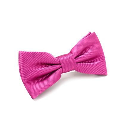fortunatever Boys Solid Pre-tied Bow Ties,Magenta Red Adjustable Tuxedo Bowtie For Boys With Multiple Colors (11''-19'')