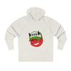 420 Nasty Nate Emoji Unisex Tri-Blend Hoodie Oatmeal Heather view 2
