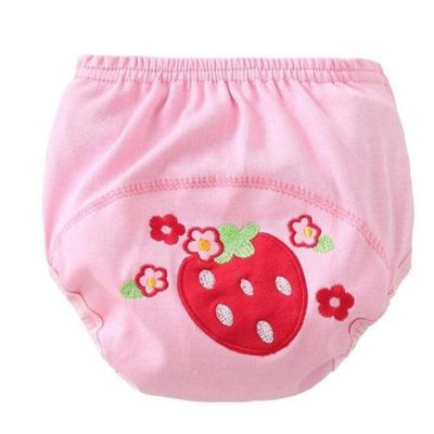 Baby Infant Animal Cartoon Ruffle Panties Briefs Diaper Hot Pink