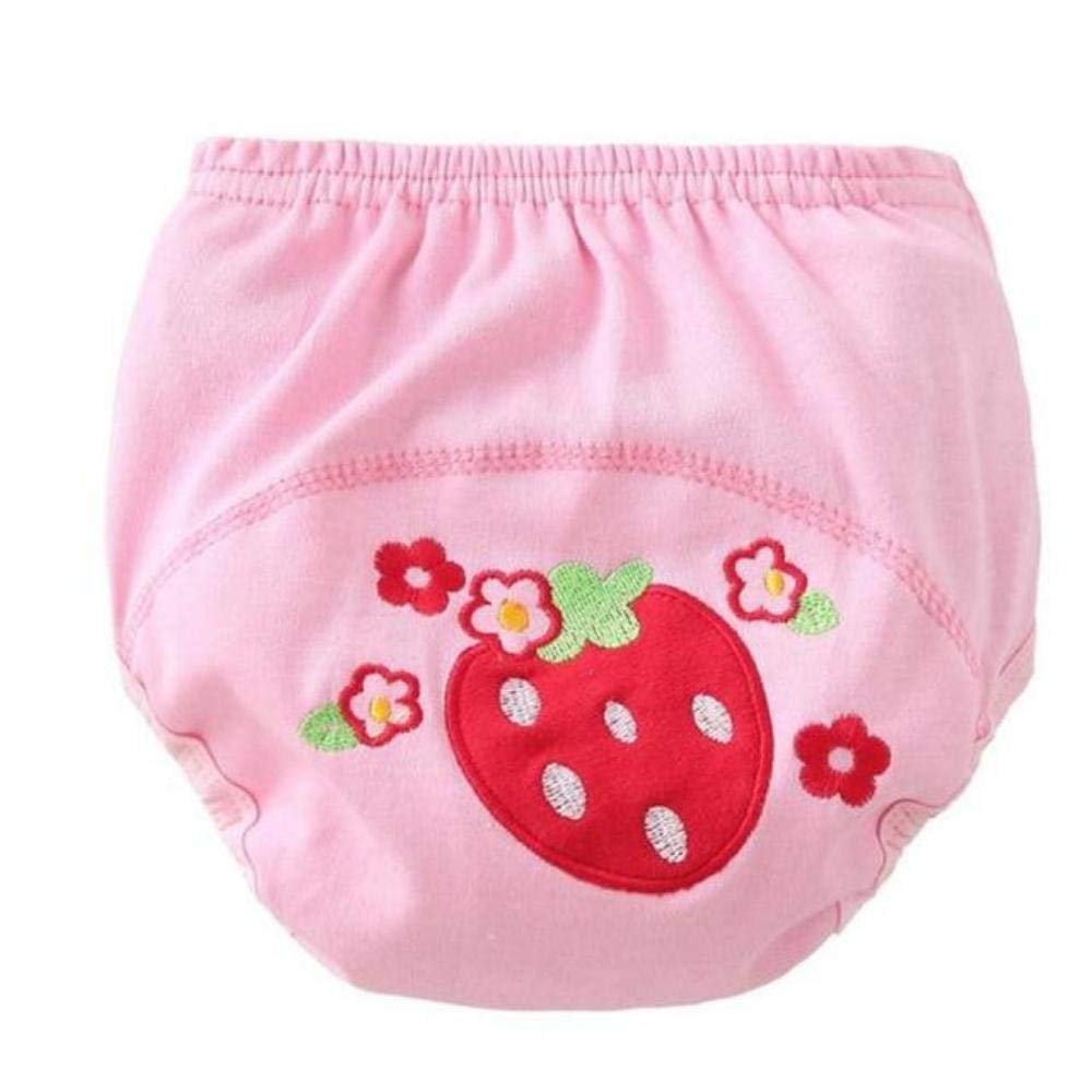 Baby Infant Animal Cartoon Ruffle Panties Briefs Diaper Hot Pink