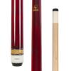 ASKA Short Kids Cue LCS, Canadian Hard Rock Maple Billiard Pool Cue Stick (Red 48 inches, Wrapless) view 1