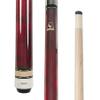 ASKA Short Kids Cue LCS, Canadian Hard Rock Maple Billiard Pool Cue Stick (Red 48 inches, Wrapless) view 4