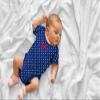 Two Feet Ahead Smu Mustangs Hearts Baby Bodysuit Creeper Baby Girl Clothes for Newborn Infants (12 Months, Smu Mustangs) view 3