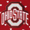 Two Feet Ahead Ohio State Buckeyes Hearts Baby Bodysuit Creeper Baby Girl Clothes for Newborn Infants (12 Months, Ohio State Buckeyes) view 4