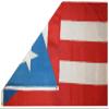 AES American Wholesale Superstore 3x5 Puerto Rico Rican Light Blue 3'x5' Rough Tex 100D Oxford Polyester Flag view 2