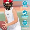 TUOY Youth Padded Shirt Chest Rib Protector Heart Guard Sternum Protective Compression Shirt for Baseball Football Basketball Lacrosse - Small view 2