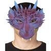 HMS Supersoft Dragon Mask -Pl Adult Costume, Purple, One Size view 2