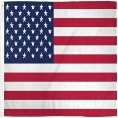AES American Wholesale 3x5 USA 50 Stars American UltraBreeze 5x3ft Poly Flag Grommets Super Polyester