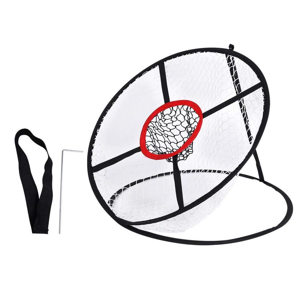 Portable Golf Chipping Net, Two Layer Indoor Outdoor Practice Target with Storage Bag, Training Aid for Accuracy and Swing Practice