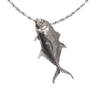 Antique Pewter Jack Crevalle Pendant S026PEN
