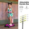 6KU Scooters for Kids 3-10 Year Old with Flash Wheels, Toddler Scooter 4 Adjustable Height, Extra-Wide PU LED Wheels, 3 Wheel Scooters for Girls & Boys (Purple) view 2