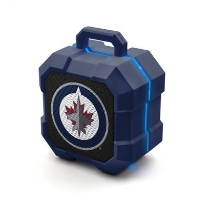 NHL Winnipeg Jets ShockBox LED Wireless Bluetooth Speaker, Team Color