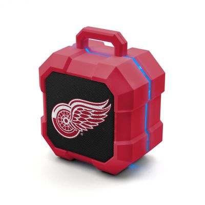NHL Detroit Red Wings ShockBox LED Wireless Bluetooth Speaker, Team Color
