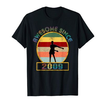 10th Birthday Gift Awesome Since 2009 Floss Like A Boss T-Shirt